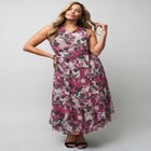 Georgette Flyaway Maxi Dress image number null