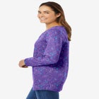 Perfect Printed Long-Sleeve V-Neck Tee image number 2