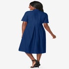 Eyelet Shirt Dress image number null