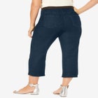 Stretch Denim Crop Jeggings image number null