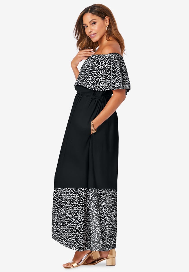 Off-The-Shoulder Maxi Dress image number 2