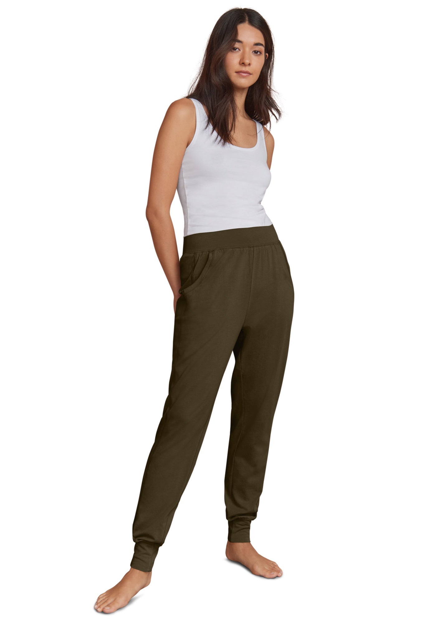 Cotton Spandex Jersey Jogger Sleep Pants image number 0