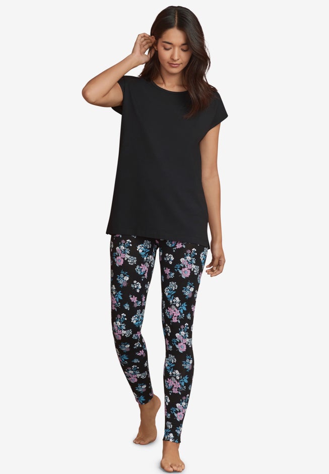2-Piece Knit Legging Pajama Set image number null