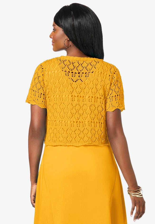 Crochet Shrug image number 1