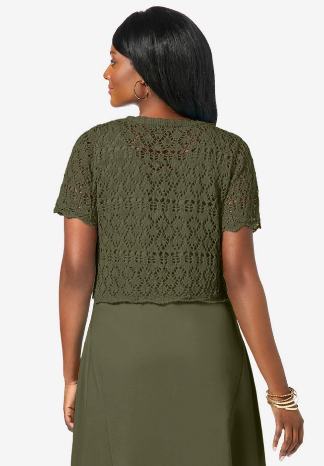 Crochet Shrug image number 1