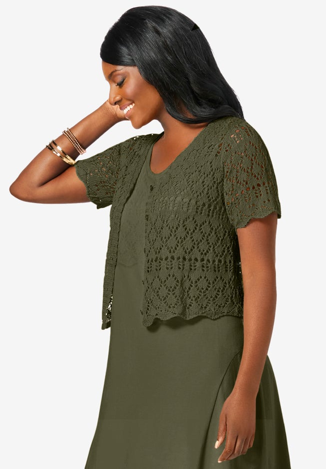 Crochet Shrug image number 2