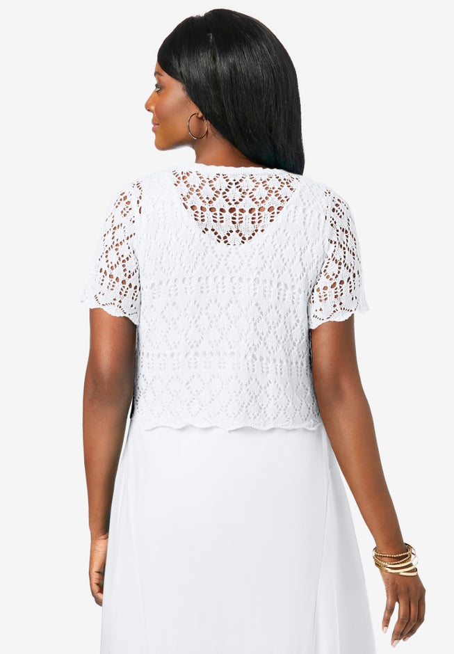 Crochet Shrug image number 1