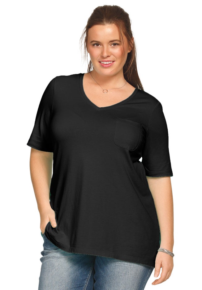 V-neck A-line Tunic image number 0