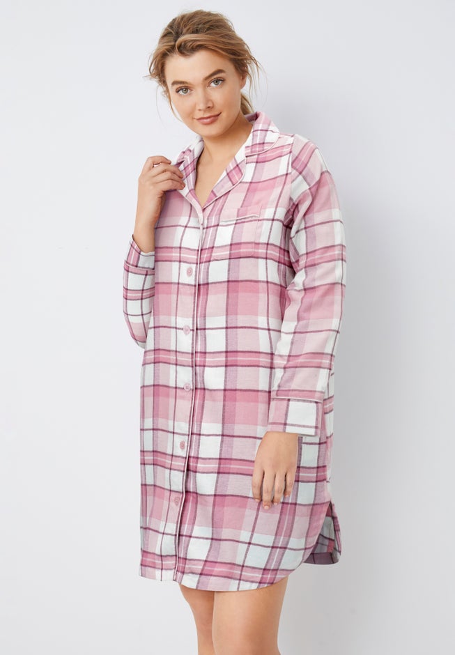 Flannel Sleep Shirt image number 1