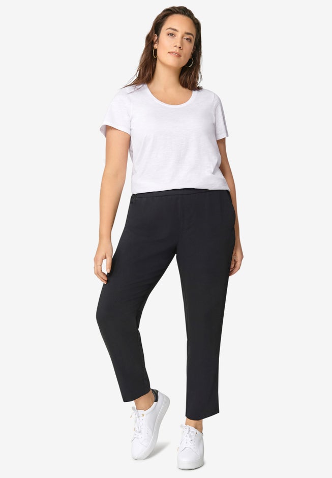 Soft Back-Elastic Trousers image number 0