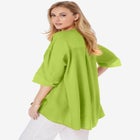 Hi-Low Linen Tunic image number null