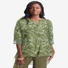 Hi-Low Linen Tunic image number null