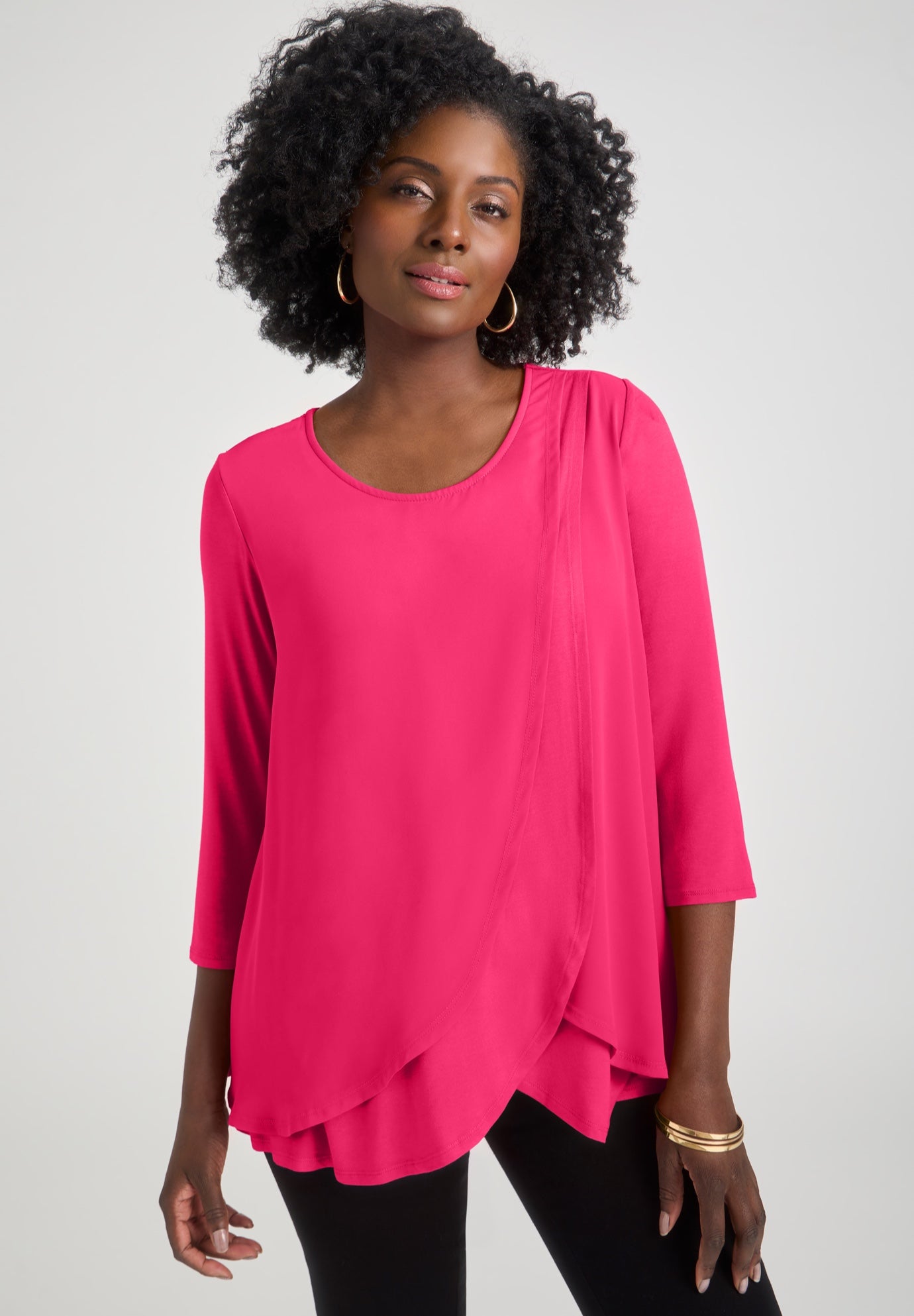 Double-Layer High-Low Tunic image number 0