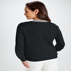 Tie-Neck Sweater image number null