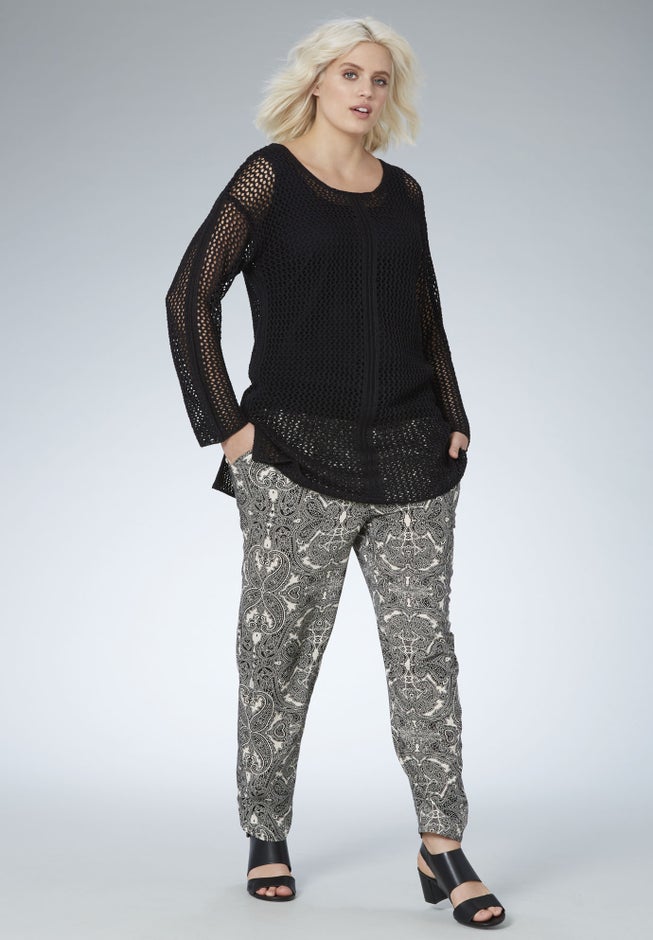 Woven Soft Pants image number 1