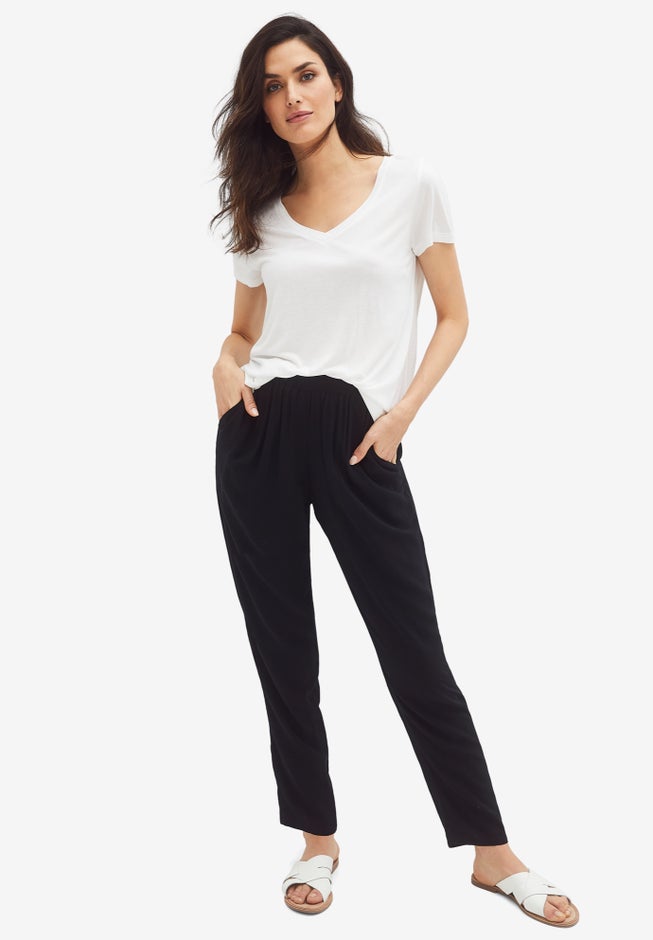 Woven Soft Pants image number 0