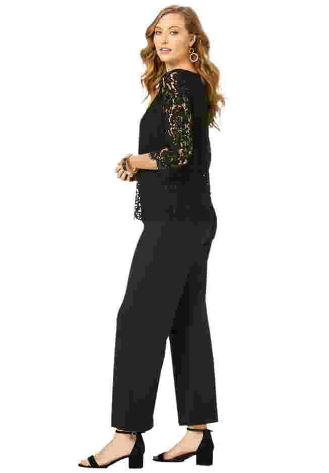 Popover Lace Jumpsuit image number 1