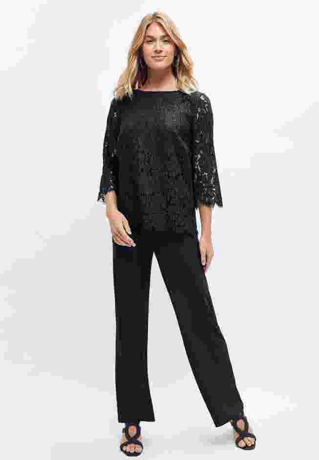 Popover Lace Jumpsuit image number 0