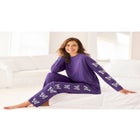 Dreams & Co&reg; Side Print Pajama Set image number null