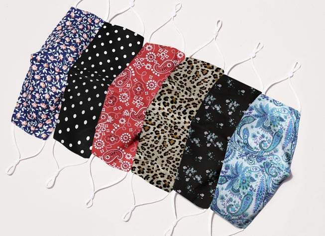 2-Layer Reusable Cotton Face Mask - Women's image number 1