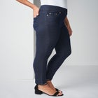Comfort Waist Scalloped Ankle Jean image number null
