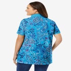 Perfect Printed Short-Sleeve Polo Shirt image number null