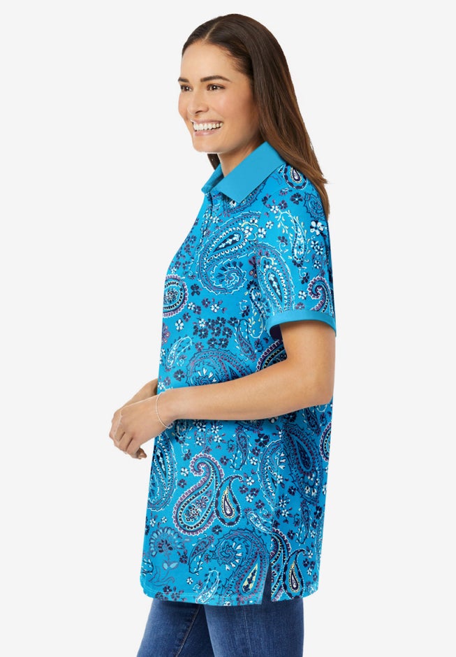 Perfect Printed Short-Sleeve Polo Shirt image number 2