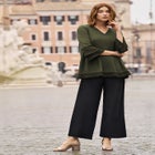 Ruffle Layered Sleeve Top image number null