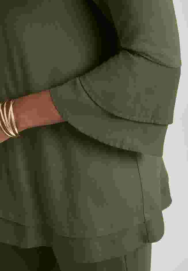 Ruffle Layered Sleeve Top image number 3