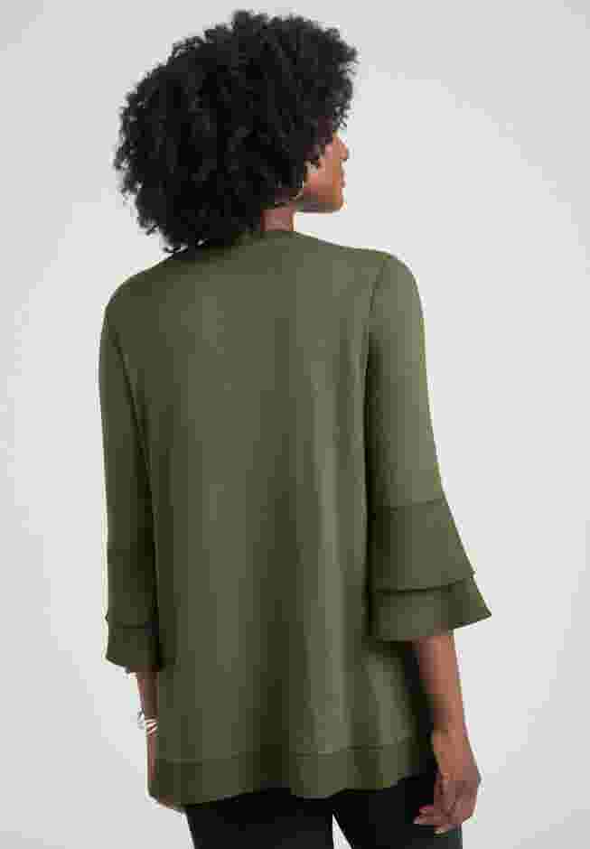 Ruffle Layered Sleeve Top image number 2