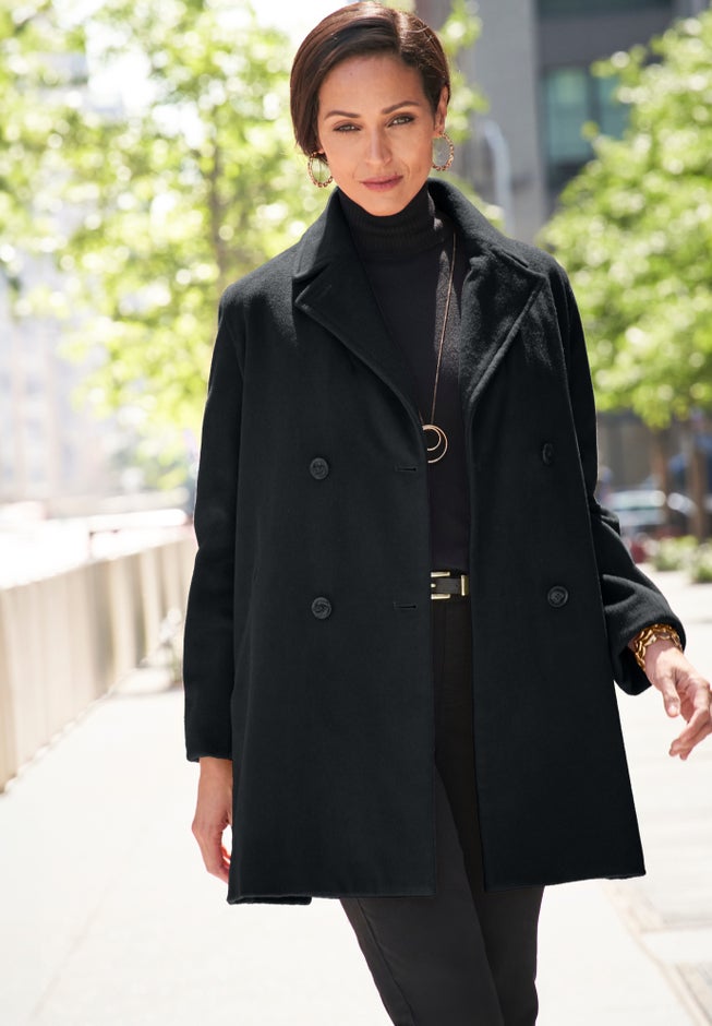 A-Line Wool Peacoat image number 0