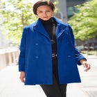 A-Line Wool Peacoat image number null