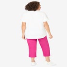 Two-Piece V-Neck Tunic & Capri Set image number null