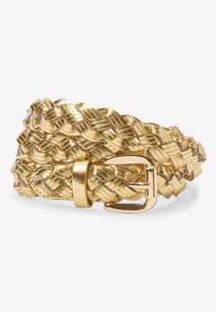 Metallic Braided Belt