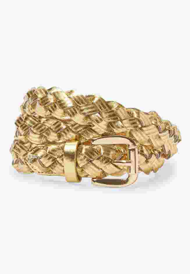 Metallic Braided Belt image number 2