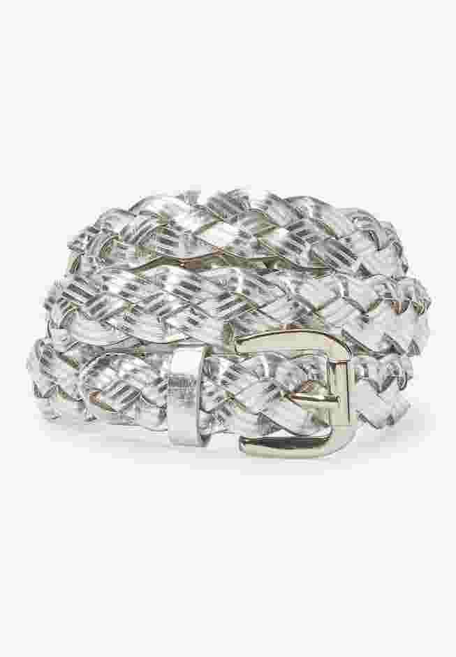 Metallic Braided Belt image number 3