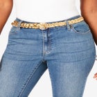Metallic Braided Belt image number 1