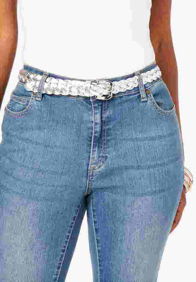 Metallic Braided Belt image number 0