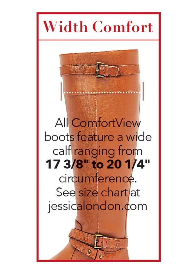 The Poloma Tall Wide Calf Boot By Comfortview image number 12