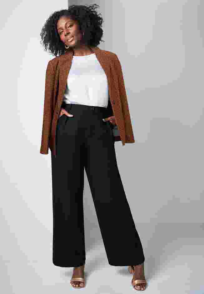 Bi-Stretch Wide Leg Pant image number 0