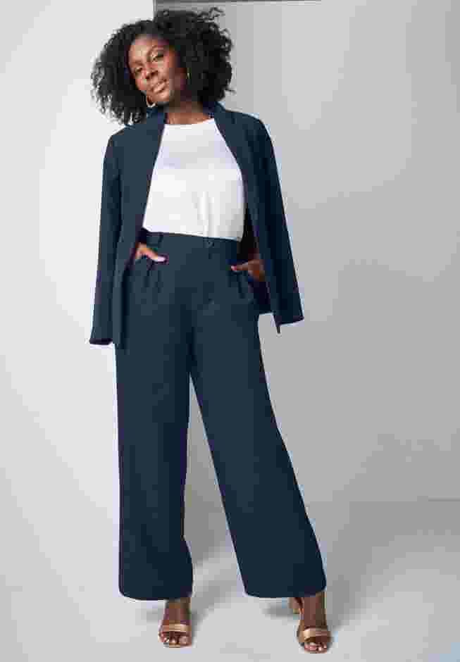 Bi-Stretch Wide Leg Pant image number 0