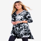 French Terry Tunic Hoodie image number null