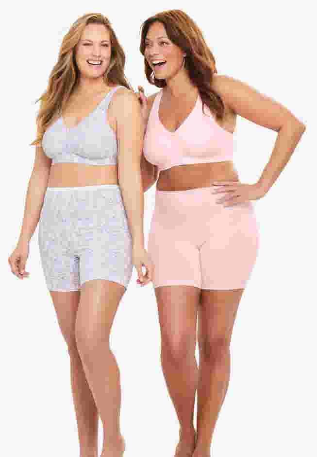 Comfort Choice® 2-Pack Cotton Full Coverage Bra image number 2