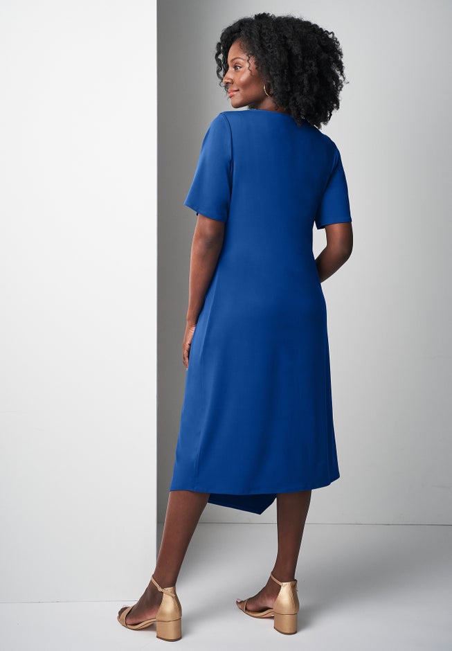Flutter Sleeve Midi Dress image number null