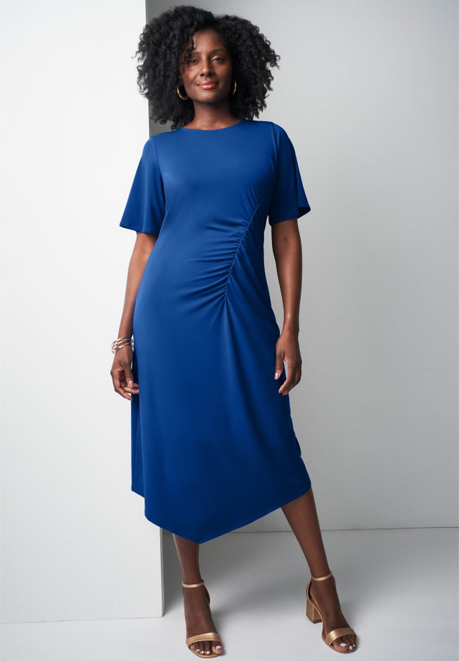 Flutter Sleeve Midi Dress image number null