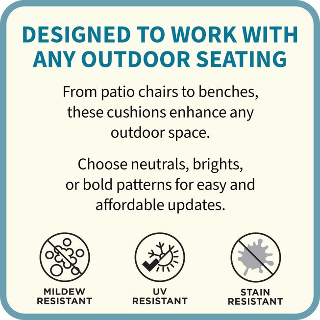 BH Outdoor Performance Tufted Wicker Chair Cushion image number 3