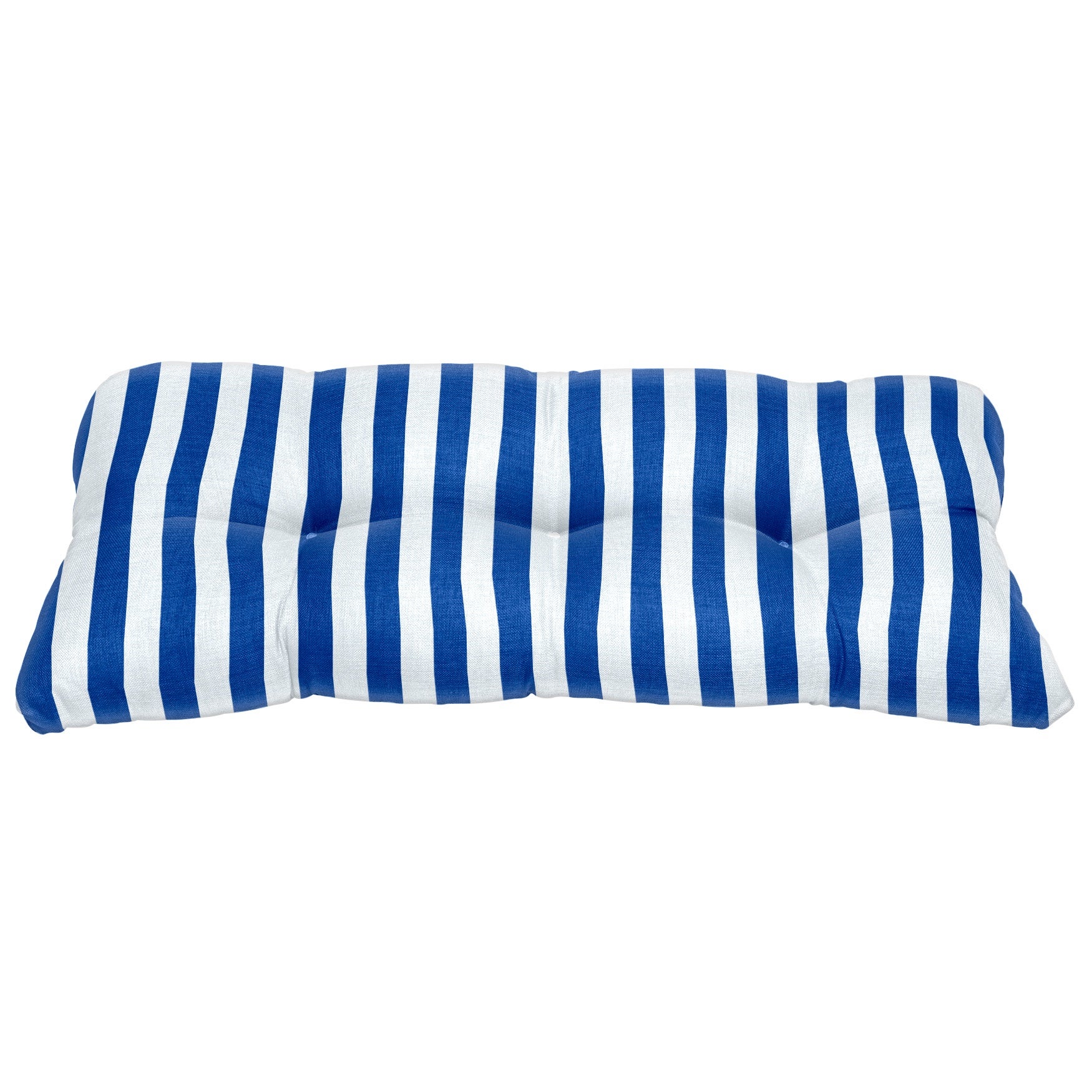 BH Performance Fabric Tufted Wicker Settee Cushion image number 0