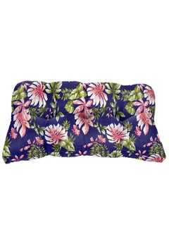 BH Performance Fabric Tufted Wicker Settee Cushion
