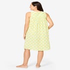 Sleeveless Button Front Night Gown image number null