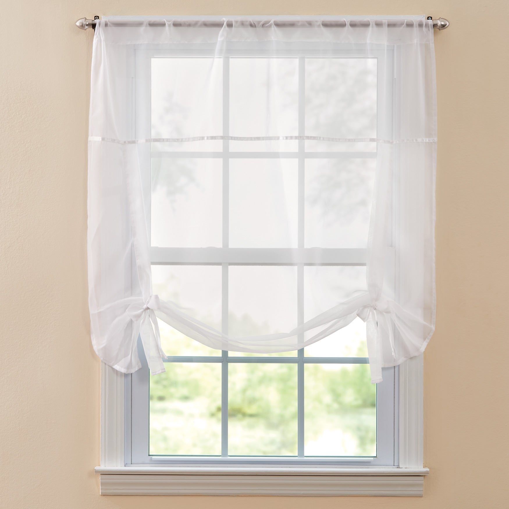BH Studio Sheer Voile Tie-Up Shade image number 0